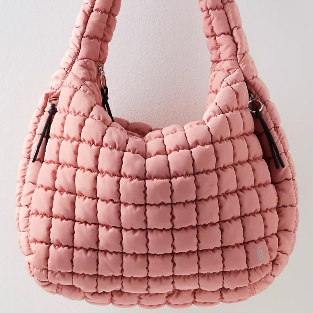 Free People Movement Quilted Carryall Ballet Pink